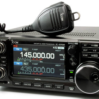  IC-9700 Icom,  VHF/UHF/1.2GHz  + ręczny duobander DB-5 + kalendarz Icom