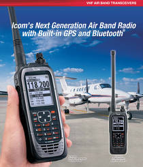  IC-A25 CE  Icom radiotelefon lotniczy 8,33 KHz