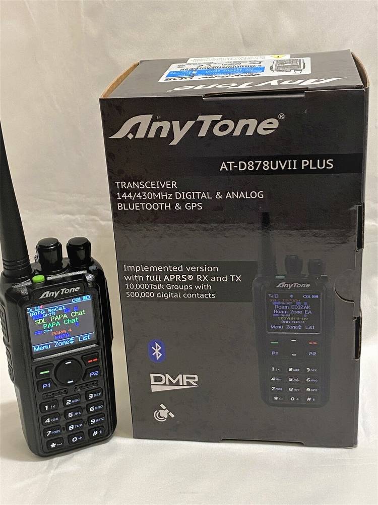 ATD878 UVII PLUS AnalogAPRS NOWY MODEL 2022r AnyTone, Bluetooth, DMRAPRS