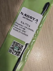 Nagoya NA-771A BNC antena ręczna 39 cm na pasmo lotnicze 118-136MHz - do radiotelefonów lotniczych oraz skanerów