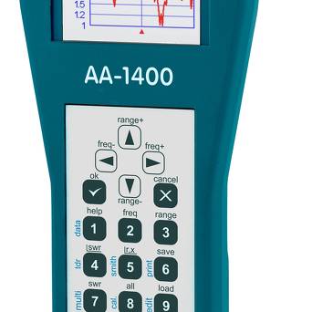 AA-1400 Rigexpert - cyfrowy analizator antenowy z polskim MENU