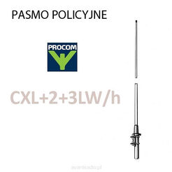 CXL-2-3LW/h Procom 164 - 174 MHz antena bazowa pasmo policyjne