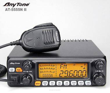  AT-5555N II  60W SSB CB Radio  25,615 ~ 30,105 MHz 