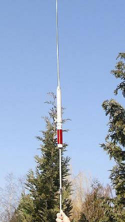 HF-P1 przenośna pionowa antena KF + pokrowiec + trójnóg   HF-1