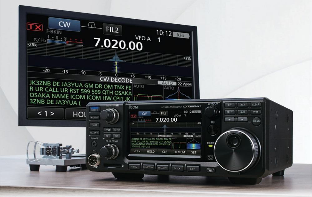 IC-7300 MK2 ICOM transceiver HF/5/50/70 MHz;