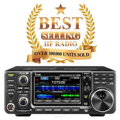IC-7300 Icom transceiver SDR HF + 50 MHz + 70 MHz - Avanti
