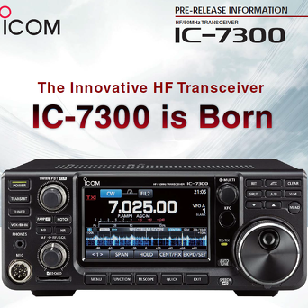 Icom IC-7300 transceiver KF + 50 +70 MHz