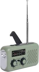 Radio awaryjne, Prądnica ,ładowarka solarna, Power Bank alarm SOS światło LED na kemping
