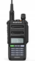 Baofeng UV-9R Pro wodoodporny z akumulatorem 2800 mAh, wzmocniona konstrukcja