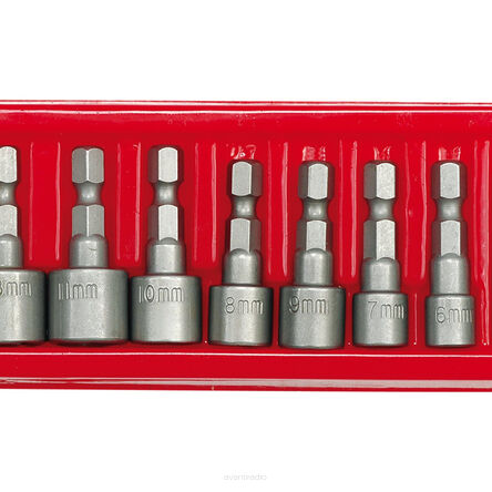  NASADKI 5-13MM, MOCOWANIE 1/4'', ZESTAW 8 SZT.