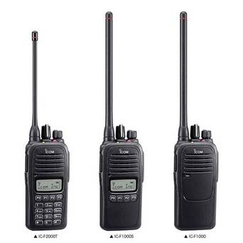 IC-F1000 IC-F2000 Icom radiotelefon profesjonalny IP67
