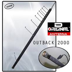 Outback 2000 D-Original samochodowa antena KF + 6m